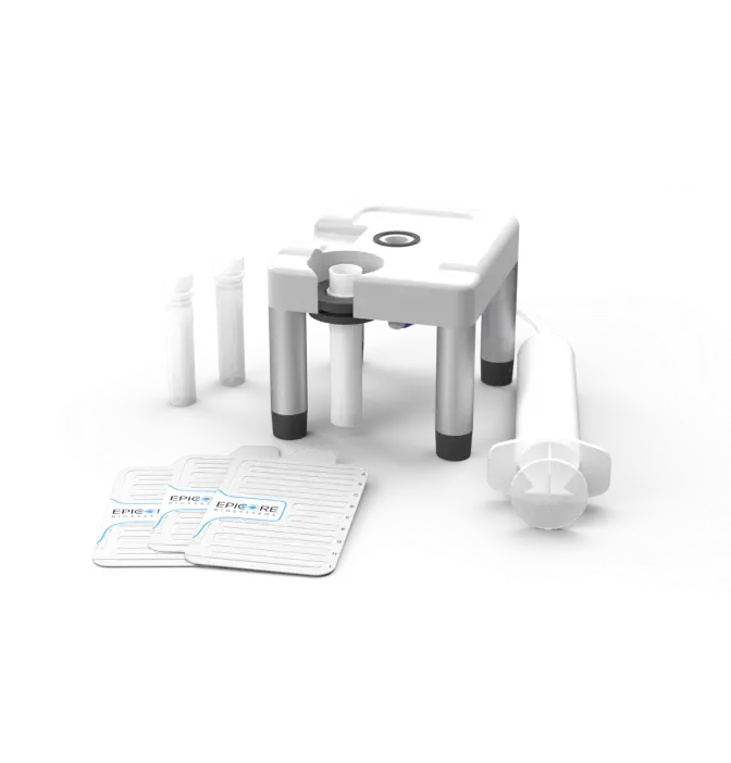 Epicore Biosystems Wearable sweat test kit with analysis tools